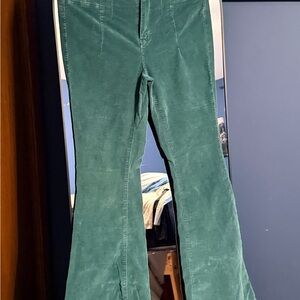 We The Free Teal Flare Corduroy Jeans